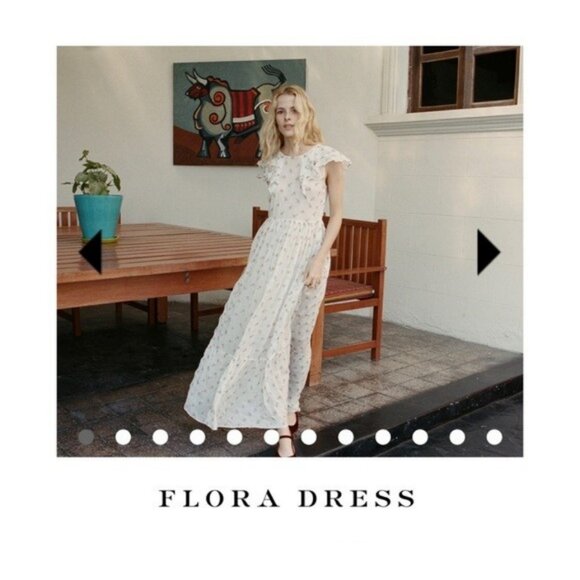💕DOEN💕 Flora Dress ~ Salt Small - Picture 8 of 16